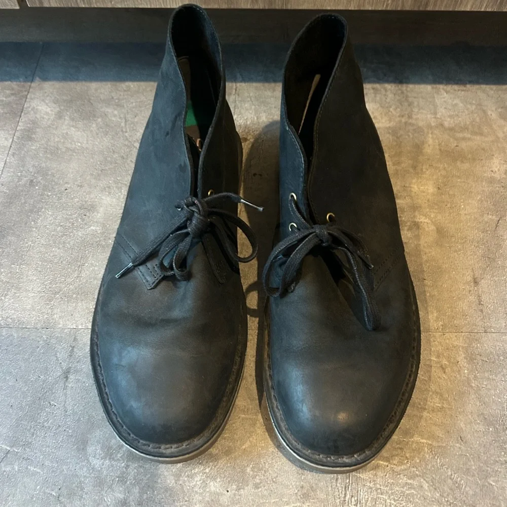 Clarks Black Chukka Boots Men’s Size 11 Leather